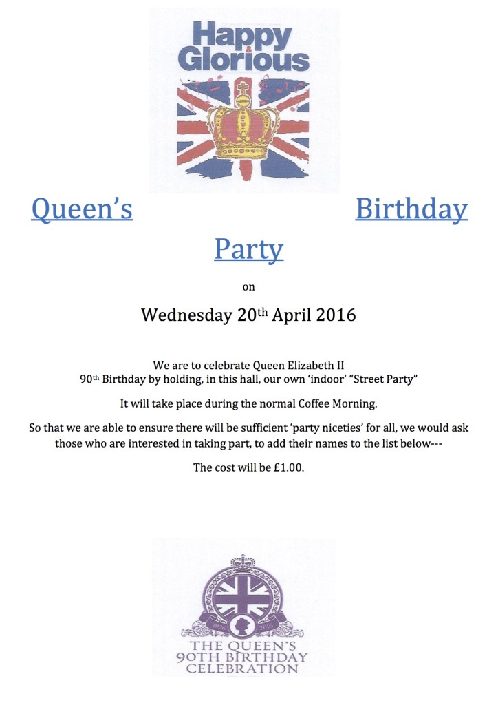 U3A Queen's Birthday Party