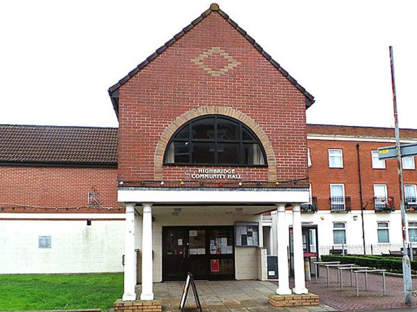 Highbridge Community Hall - base for many activities